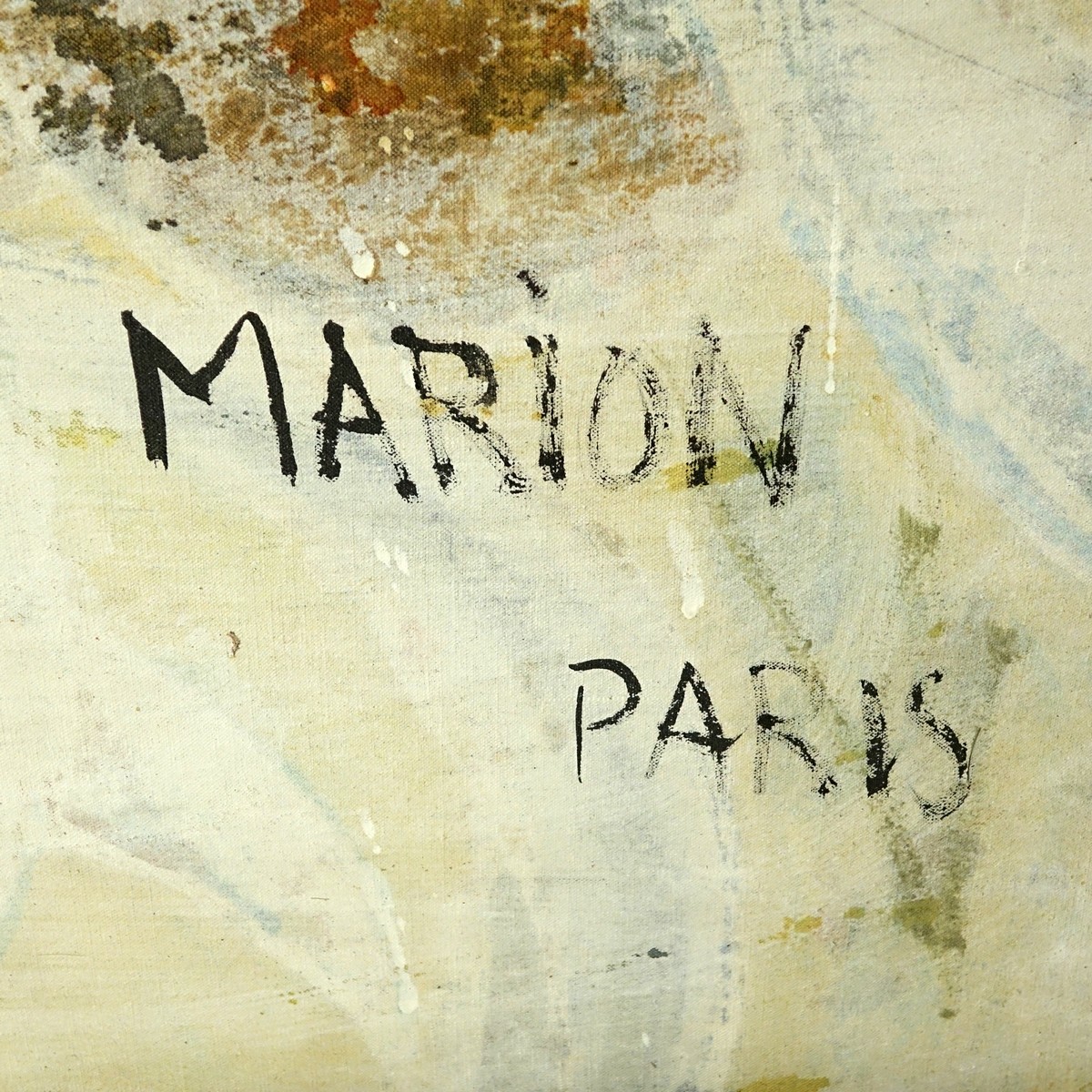 Marion, French (20th C) Oil on Canvas, Nature Morte, Signed Lower Right. Inscribed en verso.