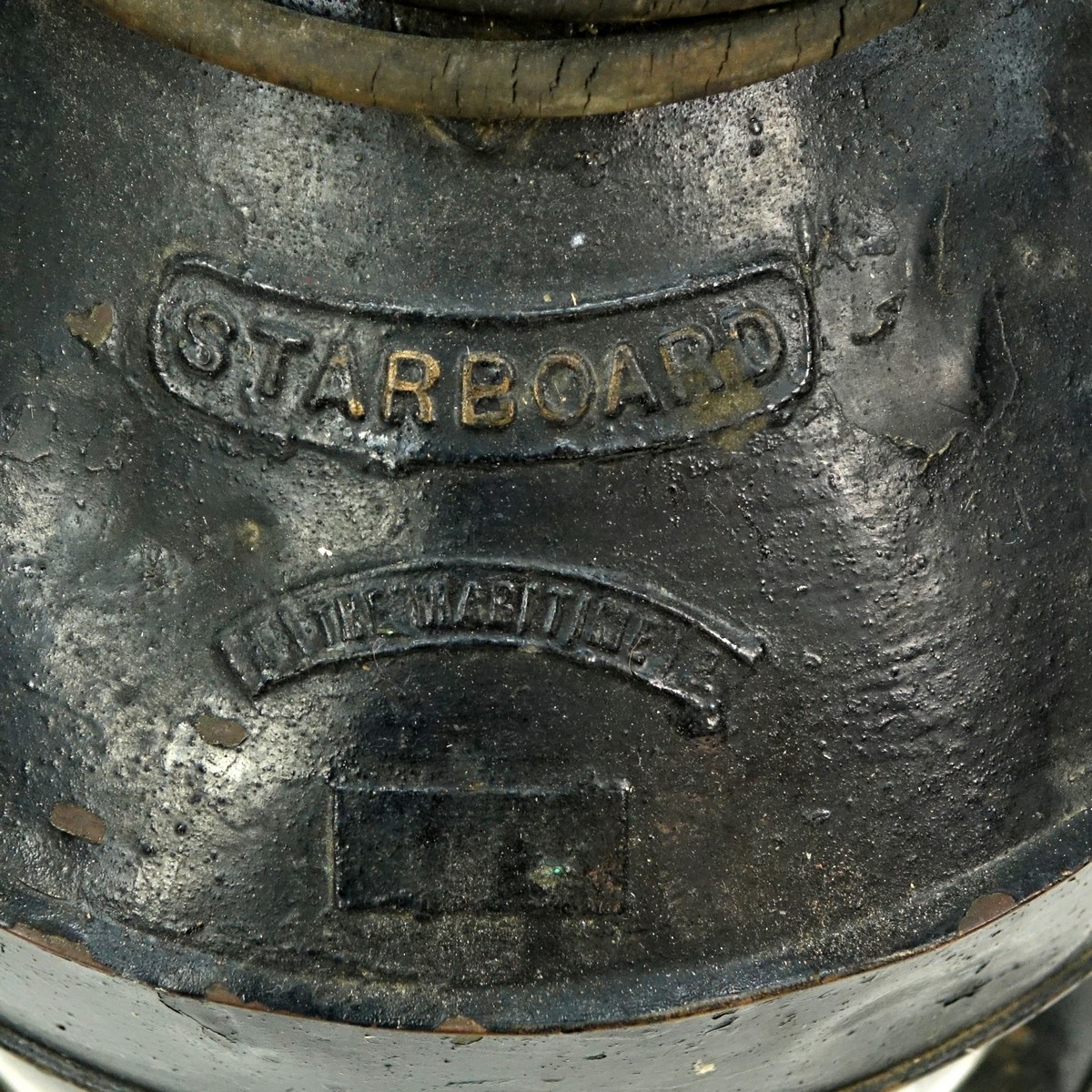 Grouping of Two (2): Port and Starboard Brass Ship Lanterns, Early 20th Century. Condition consistent with age, pitting and rubbing to case.