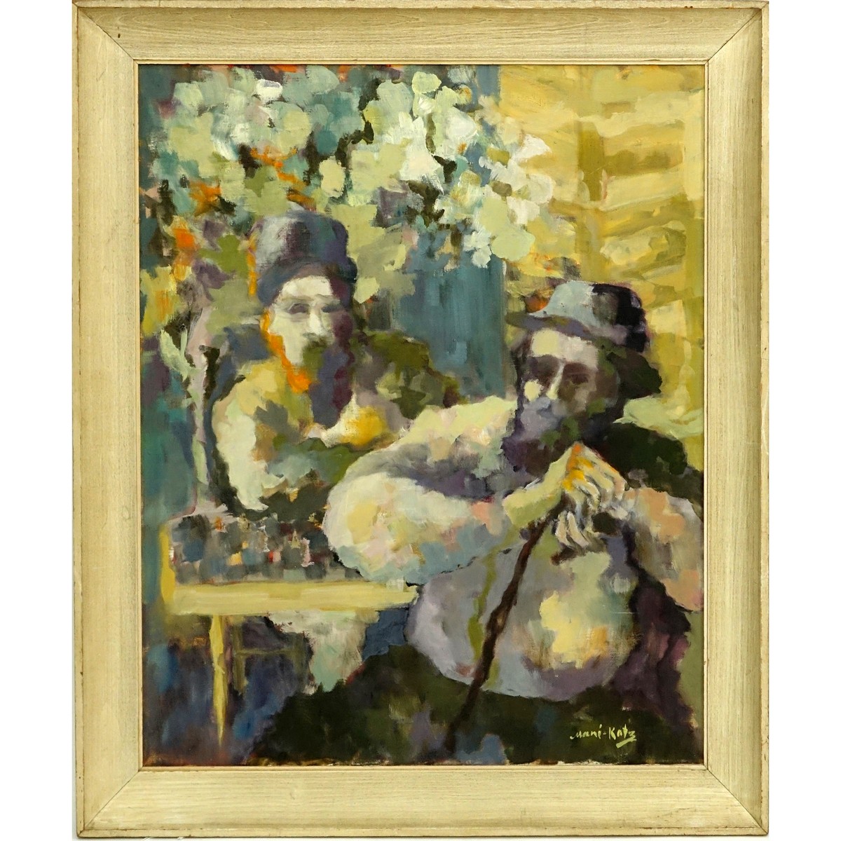 Mané-Katz, French/Ukranian (1894–1962) Oil on Canvas. Signed lower right.