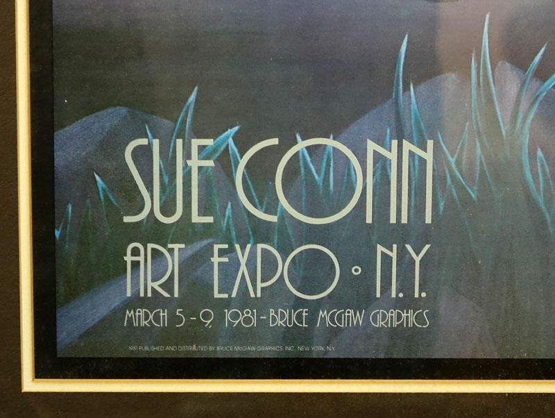 Retro Poster "Sue Conn Art Expo. NY".