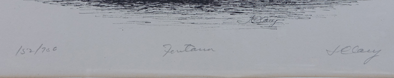James Clary, American (20th C) Collection of four (4) Nautical Etchings. Includes: Fontana 152/750, David Dows 173/750, Niagara 139/750, Sailing Ship (name illegible)130/750.
