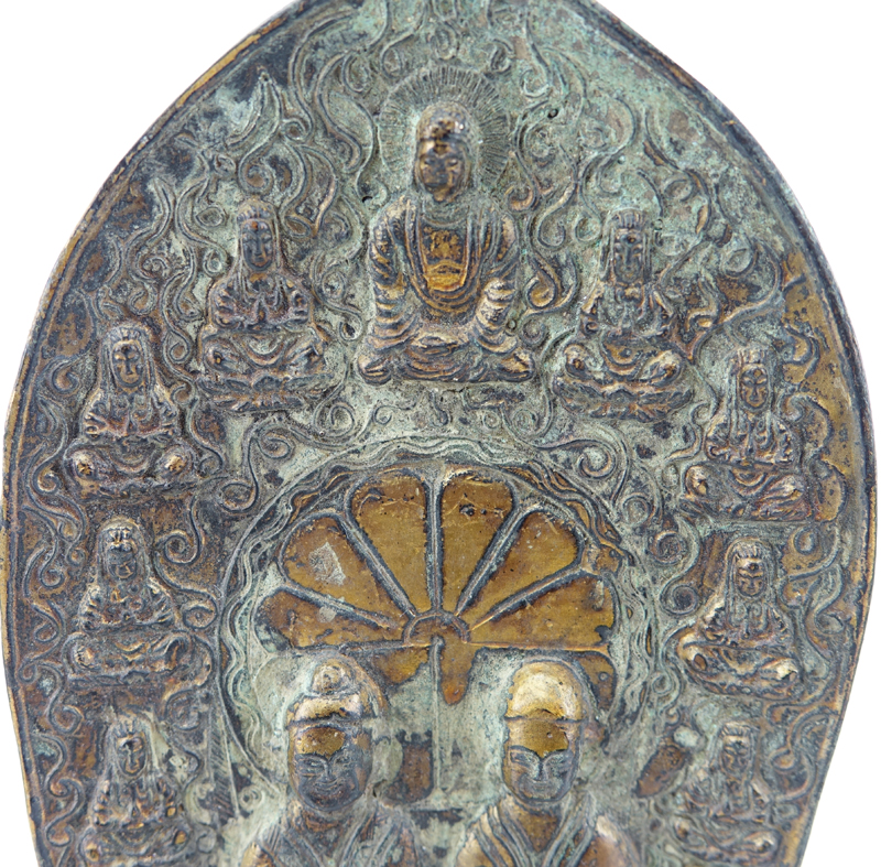 Chinese Wei Dynasty Gilt Bronze Buddhist Figurine. Unsigned.