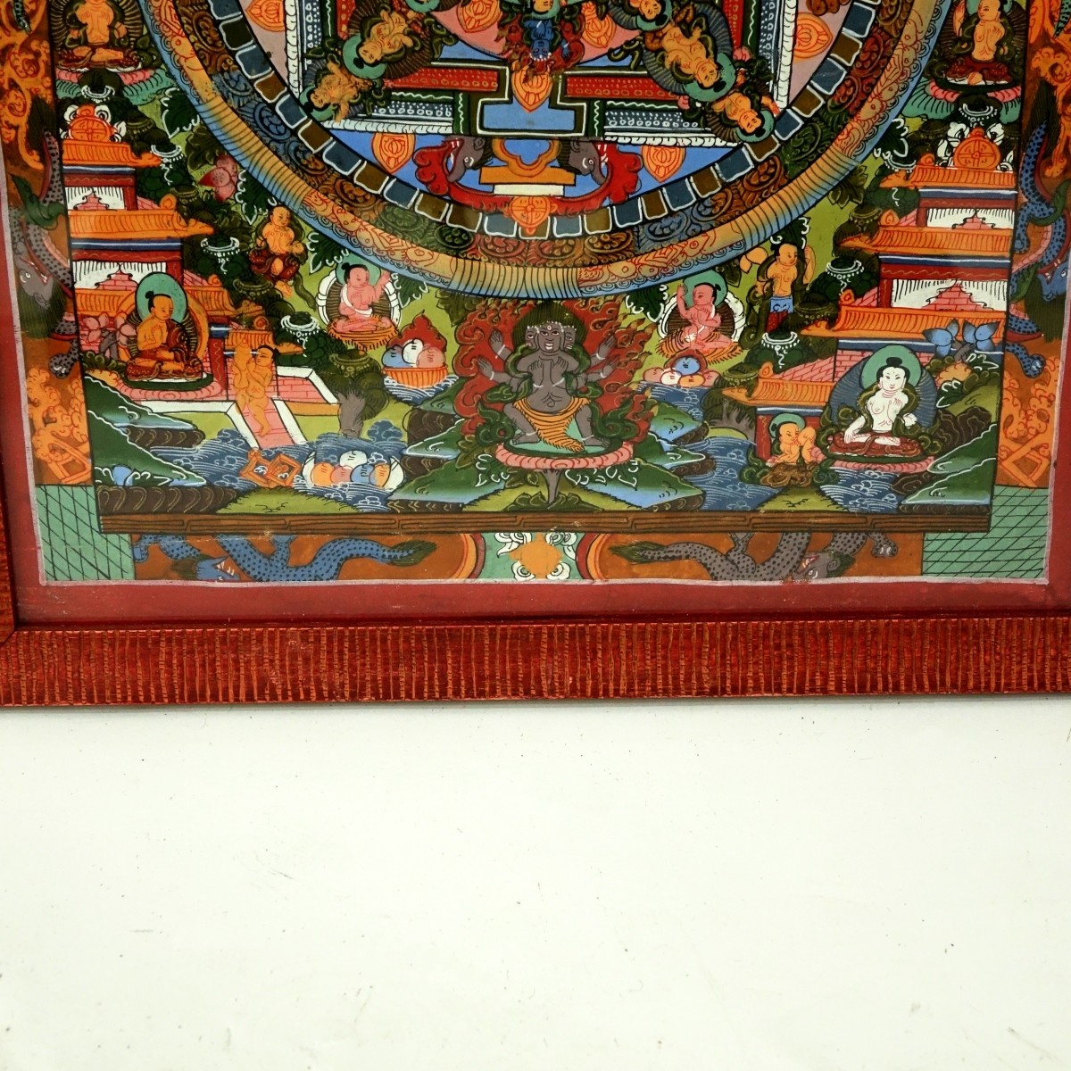 Grouping of Two (2) Tibetan Buddhist Thangka