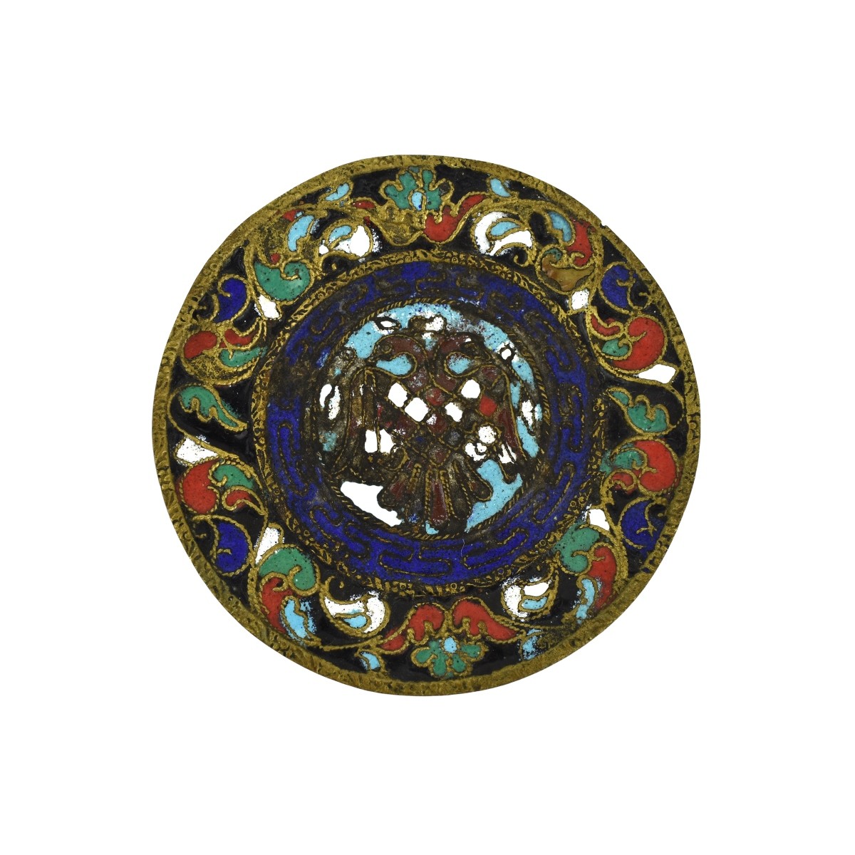Grouping of Five (5) Chinese Cloisonne
