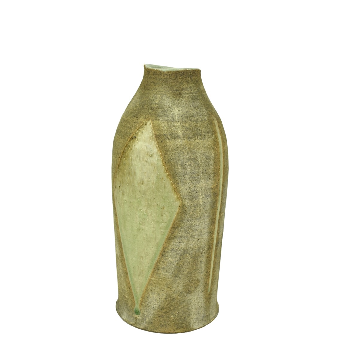 Japanese Kaiyu Glaze Vase By Midori Noto