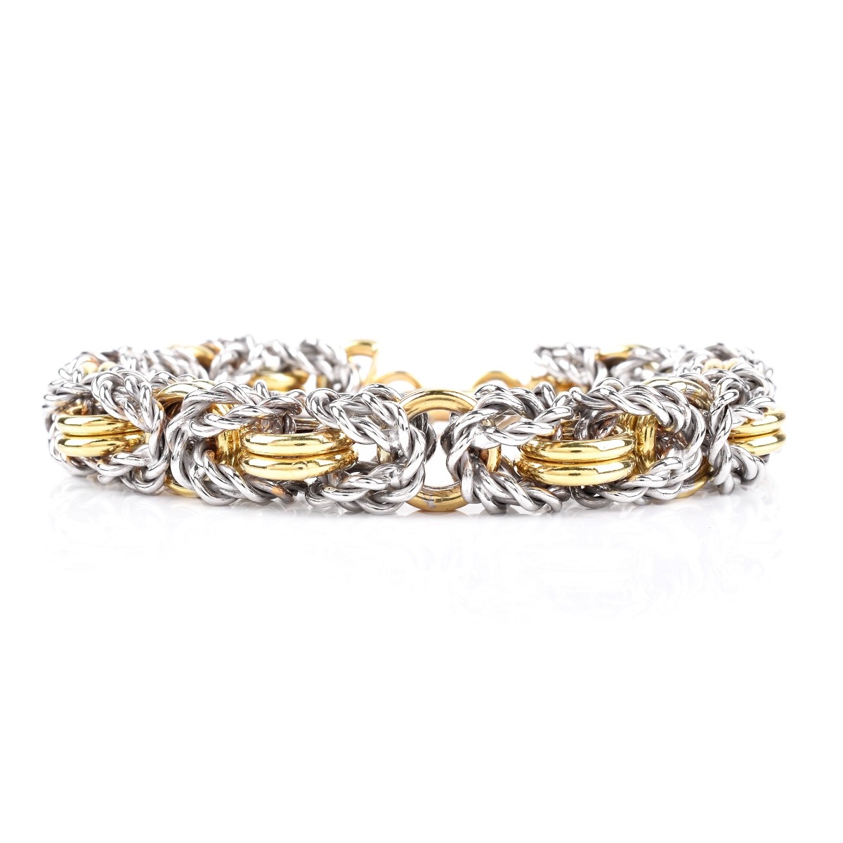 Italian 18K Gold Link Bracelet