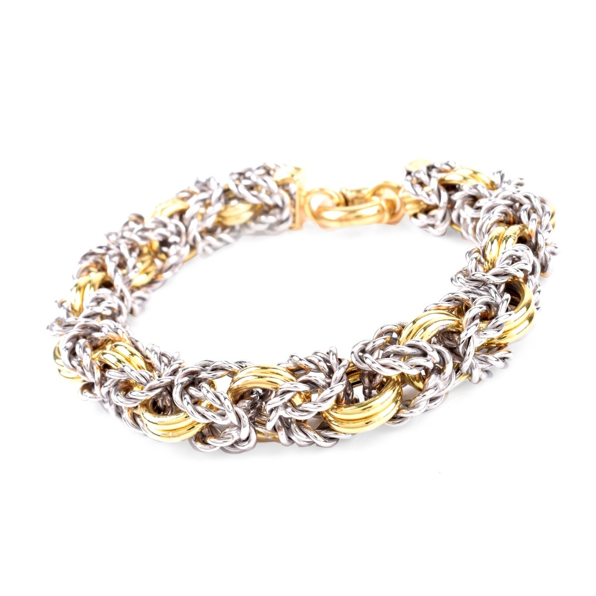 Italian 18K Gold Link Bracelet