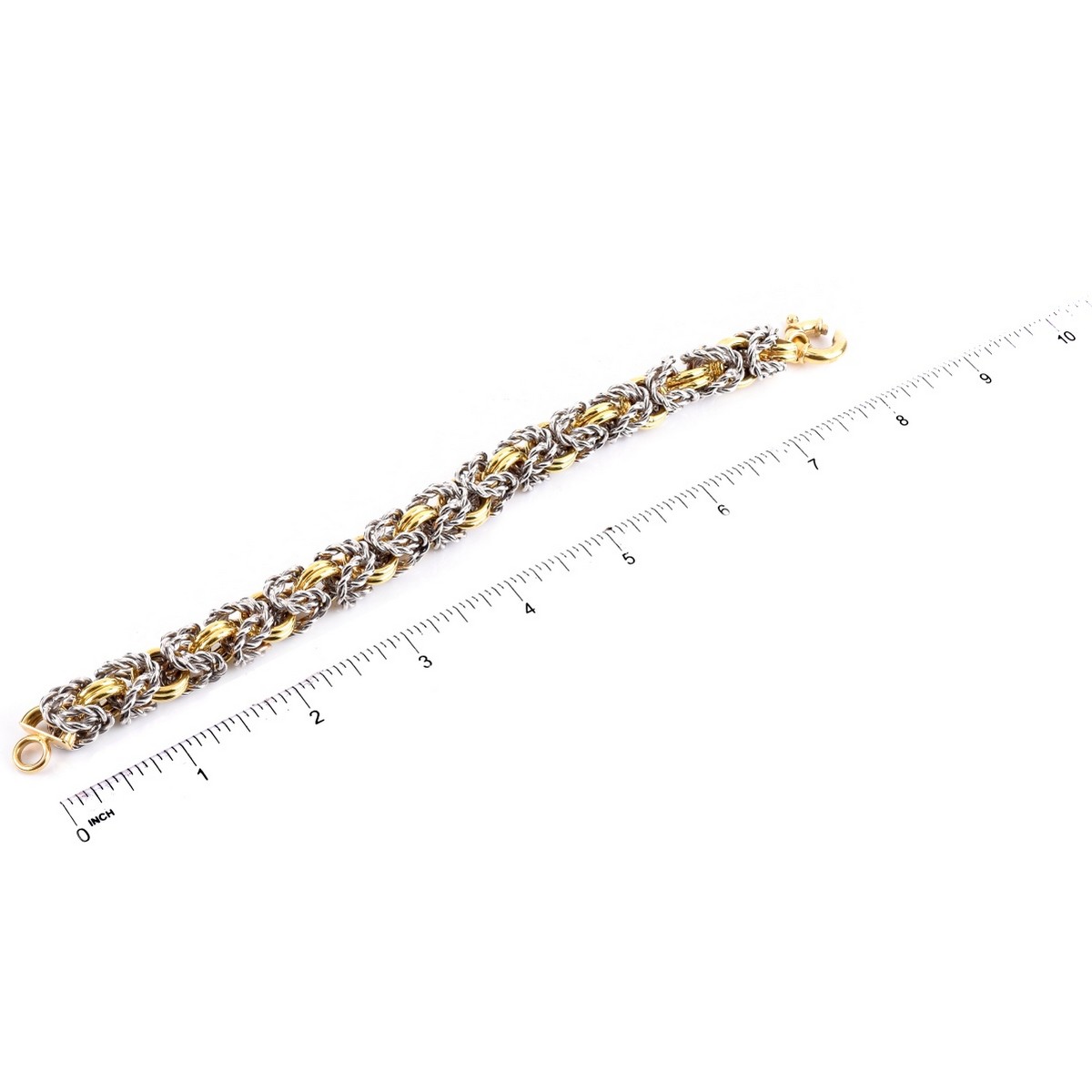 Italian 18K Gold Link Bracelet