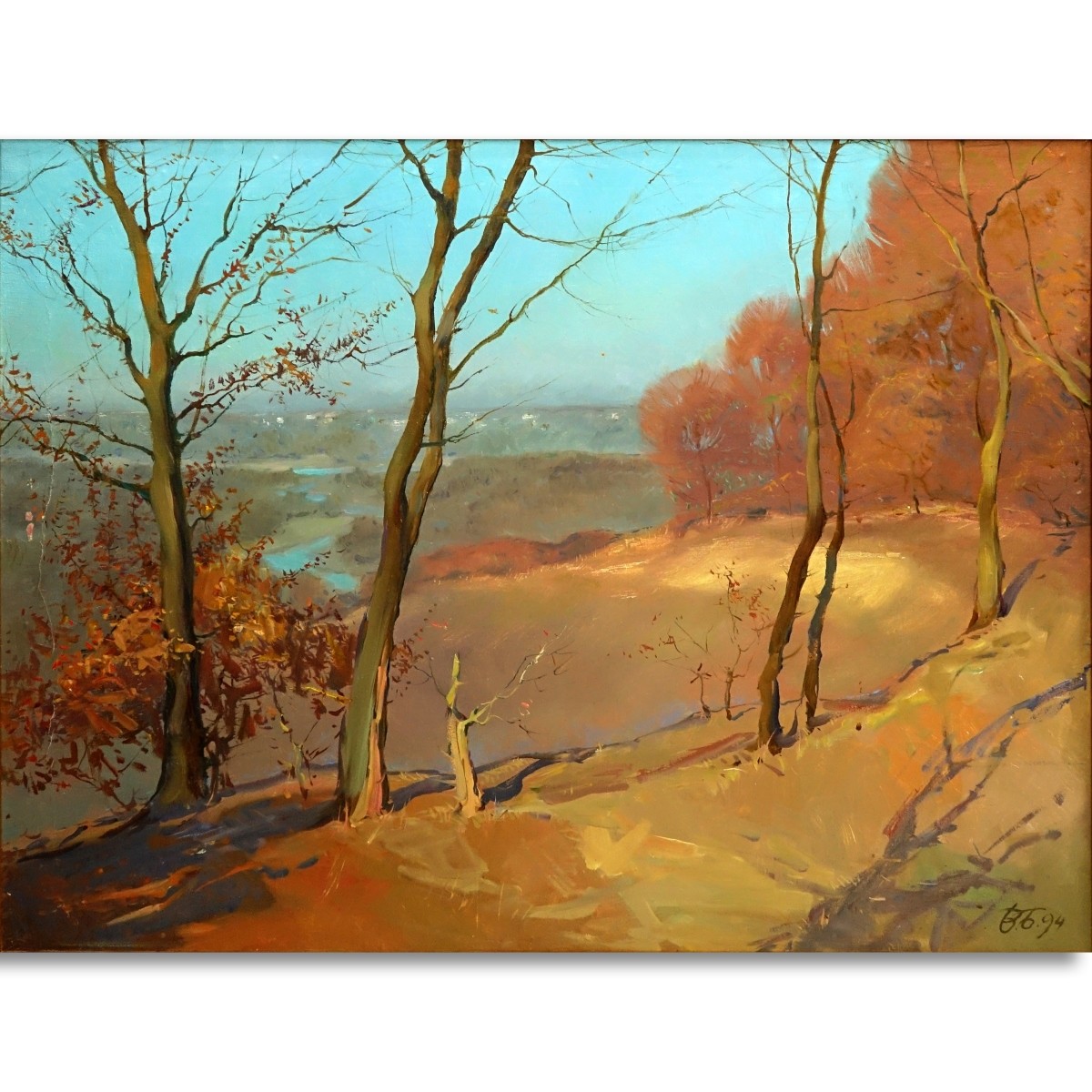 20th Century Oil On Board, Landscape Scene