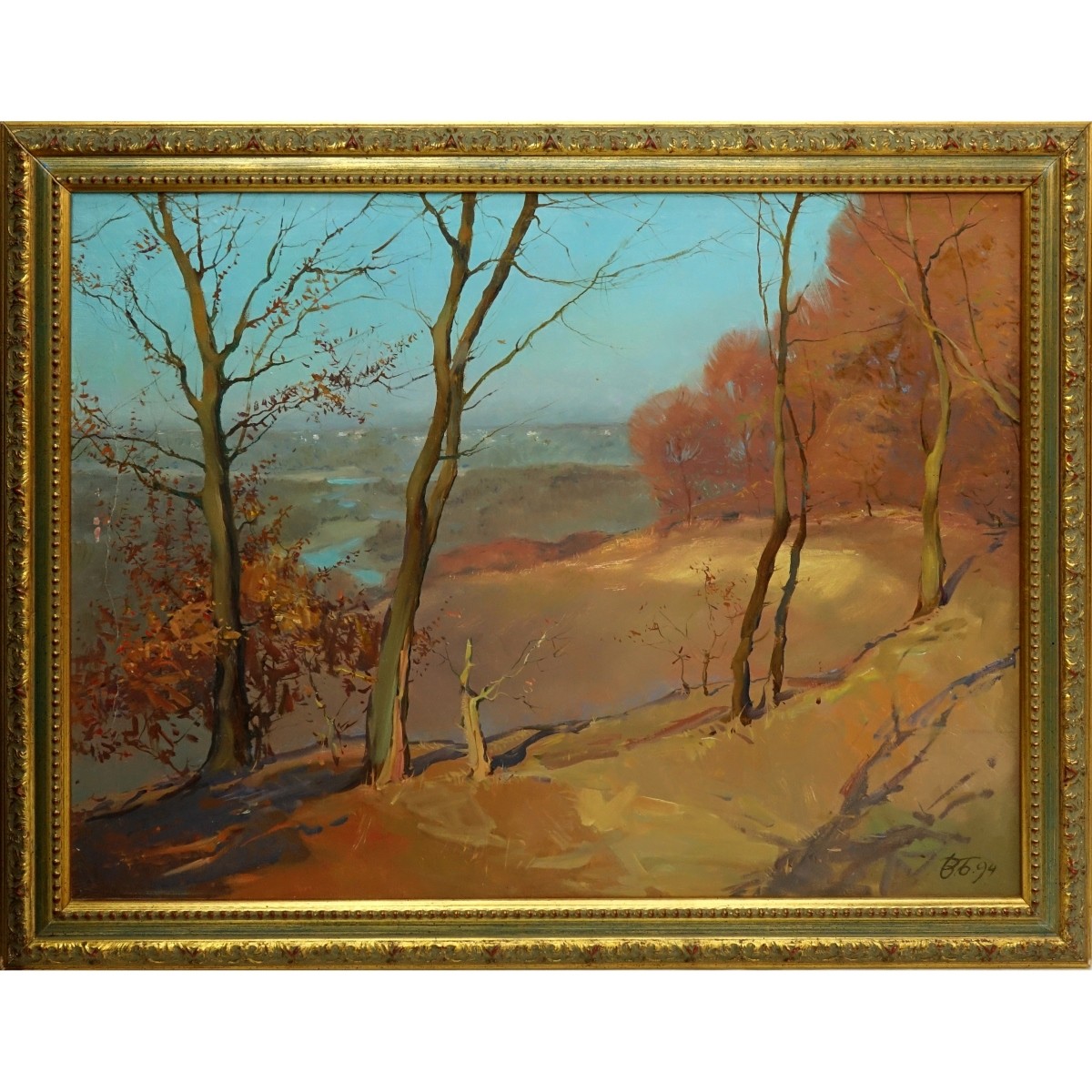 20th Century Oil On Board, Landscape Scene