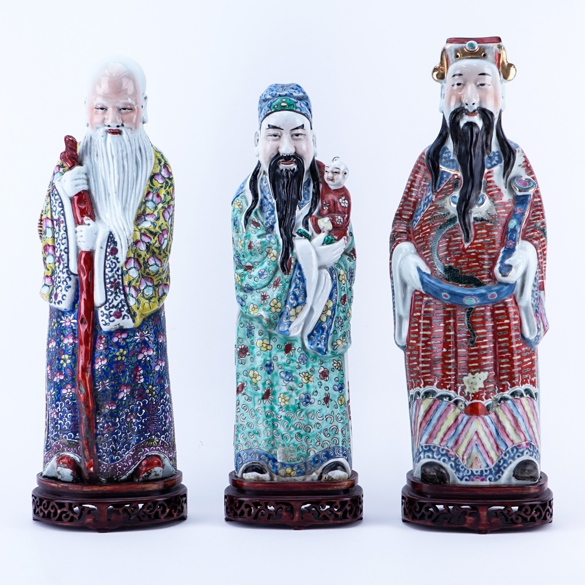 Three 20th C Chinese Porcelain Figures