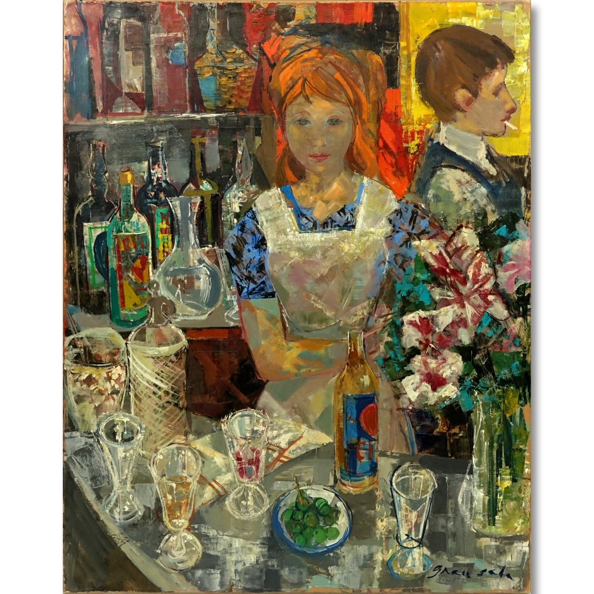 Emilio Grau-Sala, Spanish (1911 - 1975) Oil