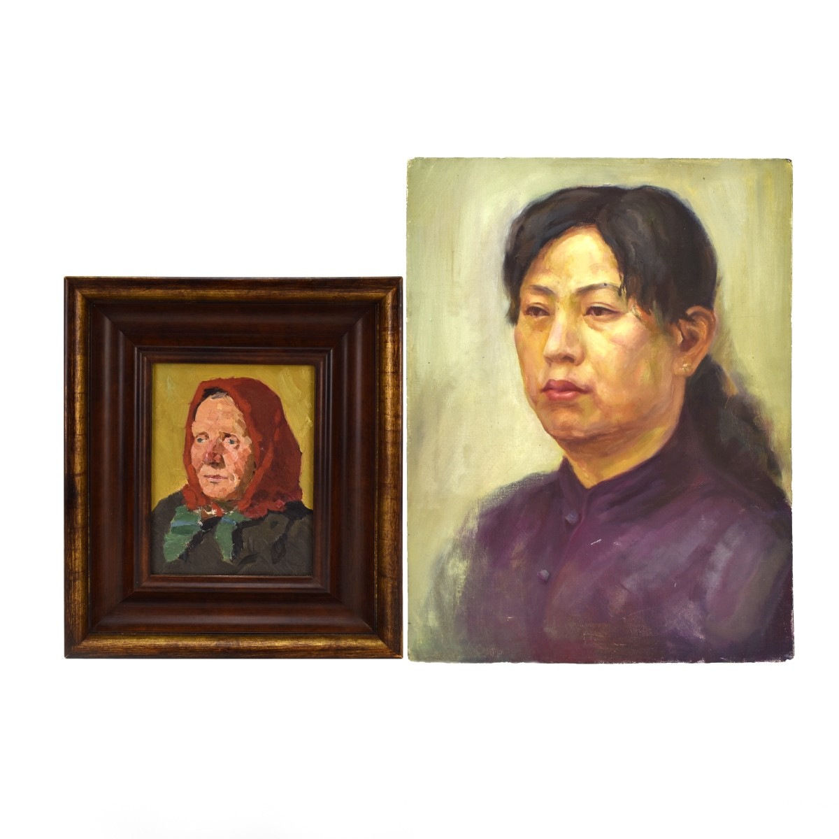 Grouping Of Two (2) Oil Paintings