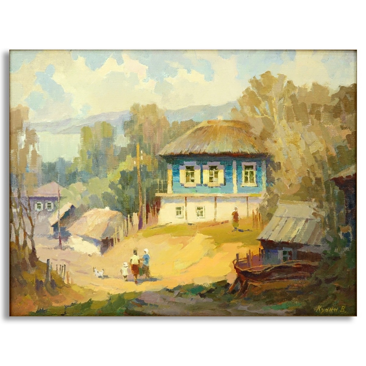 V. Kutsin, Russian (20th C.) Oil On Canvas