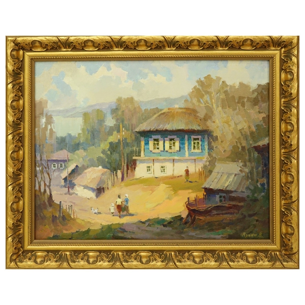 V. Kutsin, Russian (20th C.) Oil On Canvas