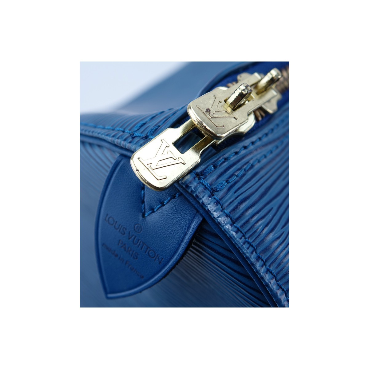 Louis Vuitton Blue Epi Leather Keepall 50 Travel