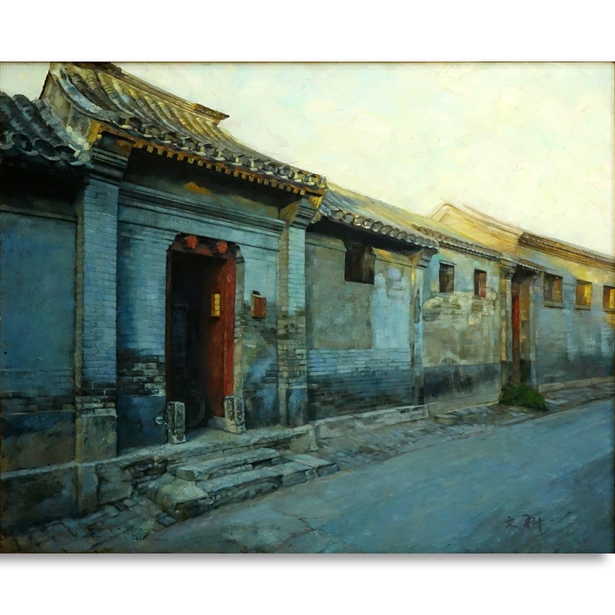 20th Century Chinese School Oil On Canvas