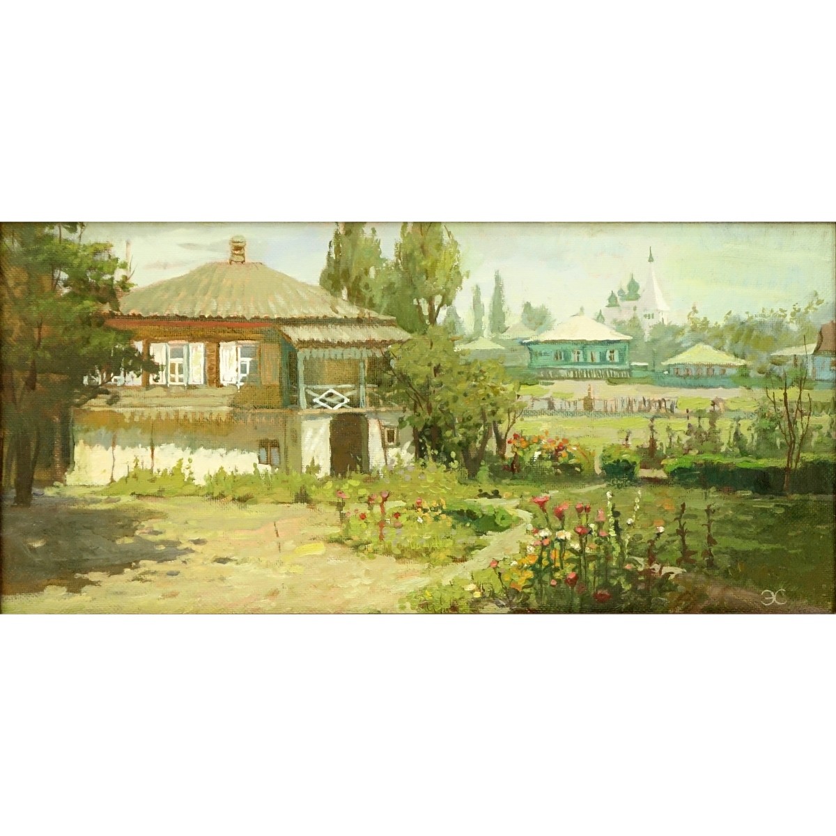 Sayfullina-ei, Russian (20th C.) Oil On Canvas