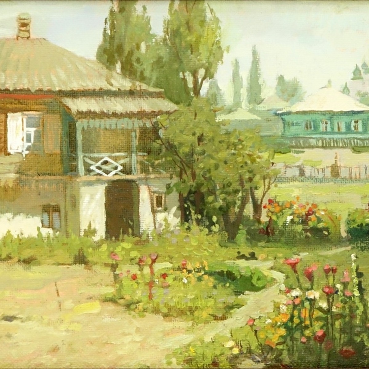 Sayfullina-ei, Russian (20th C.) Oil On Canvas