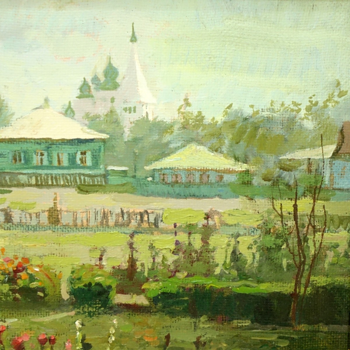 Sayfullina-ei, Russian (20th C.) Oil On Canvas