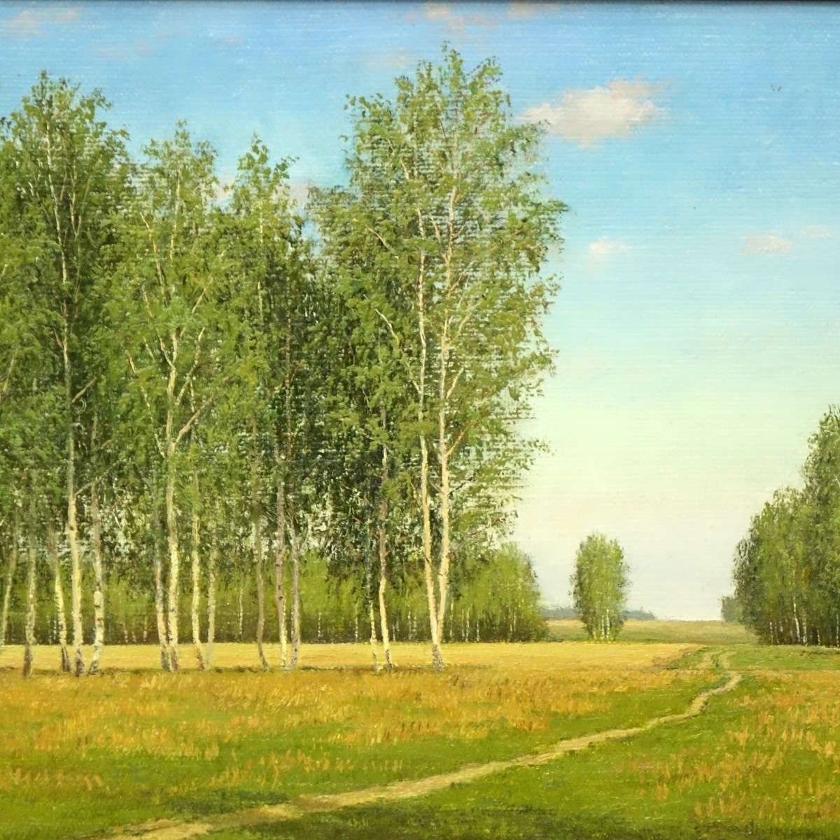 20th Century Russian Oil On Canvas, Landscape