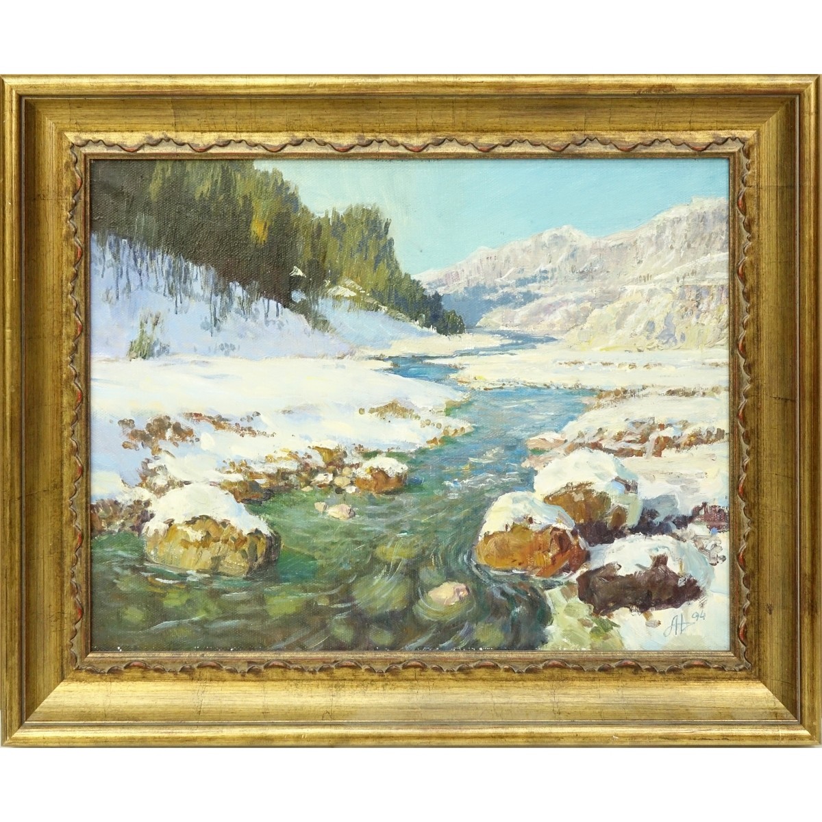 A. Nechaya, Russian/Soviet Union (20th C.) Oil