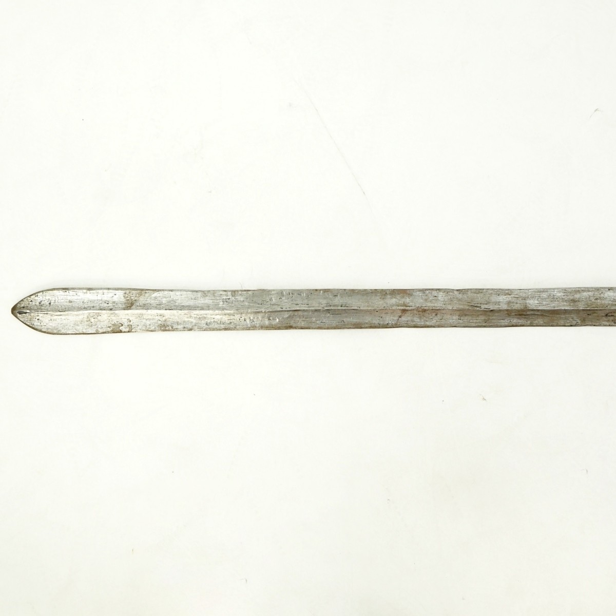 Semi Antique African Spear With Long Blade,