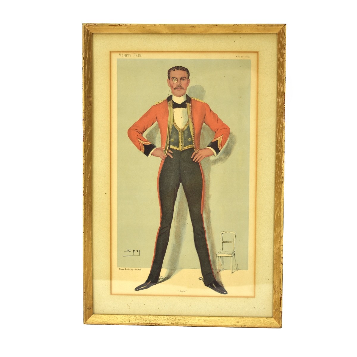 Two Vanity Fair Spy Prints, "Thorough" And "Ossie"