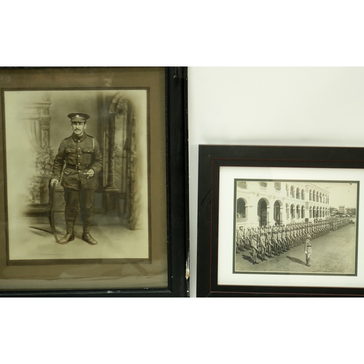 Collection Of Thirteen (13) Framed Old Military