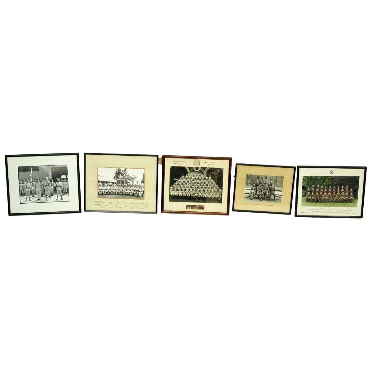 Collection Of Thirteen (13) Framed Old Military