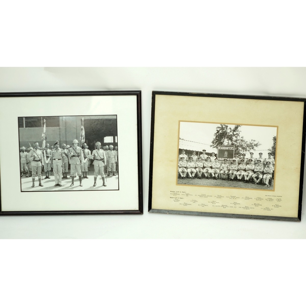 Collection Of Thirteen (13) Framed Old Military