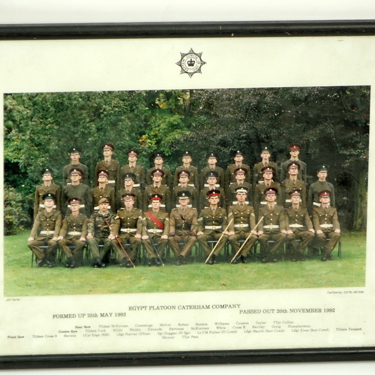 Collection Of Thirteen (13) Framed Old Military