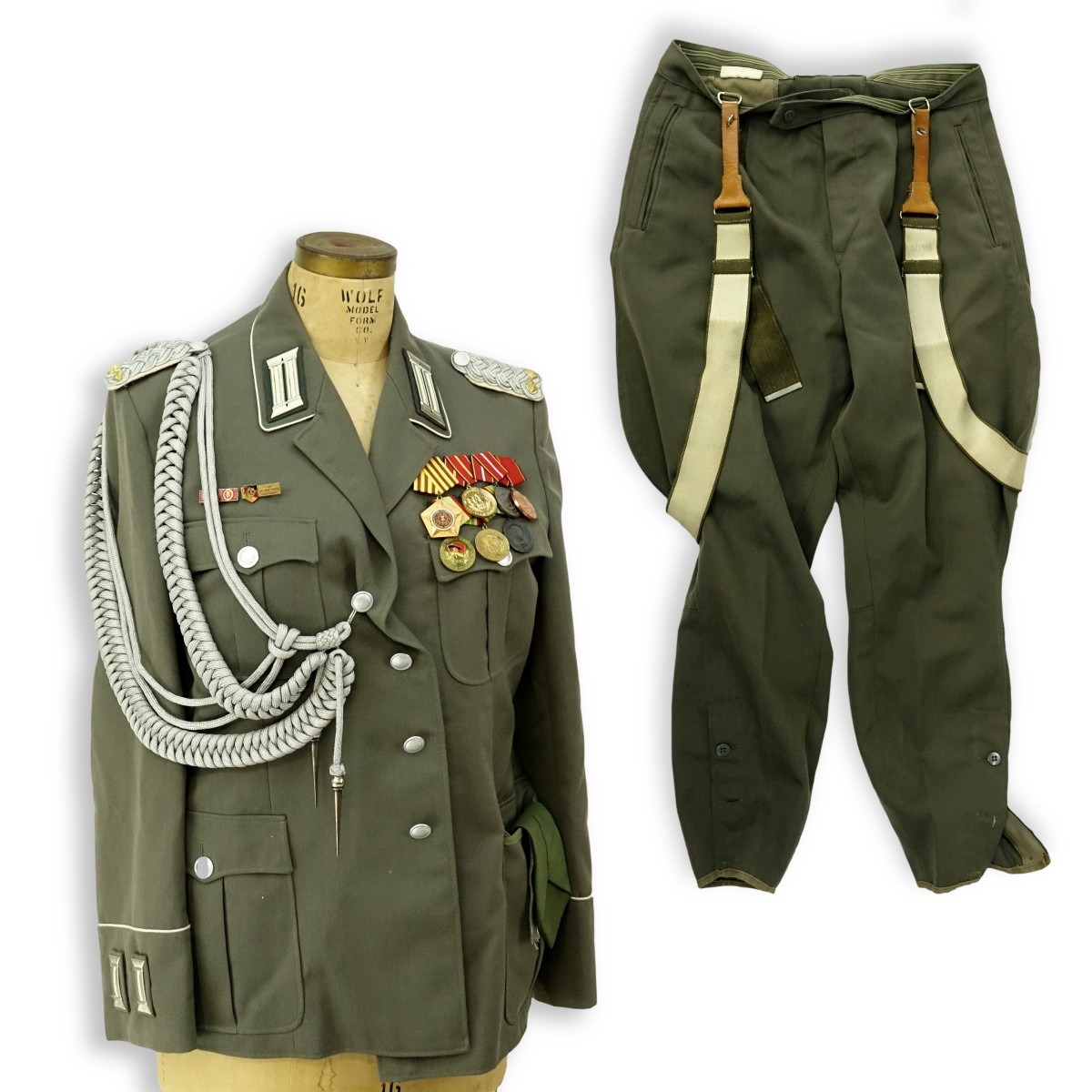 Russian Soviet Era Military Uniform Set With Metal