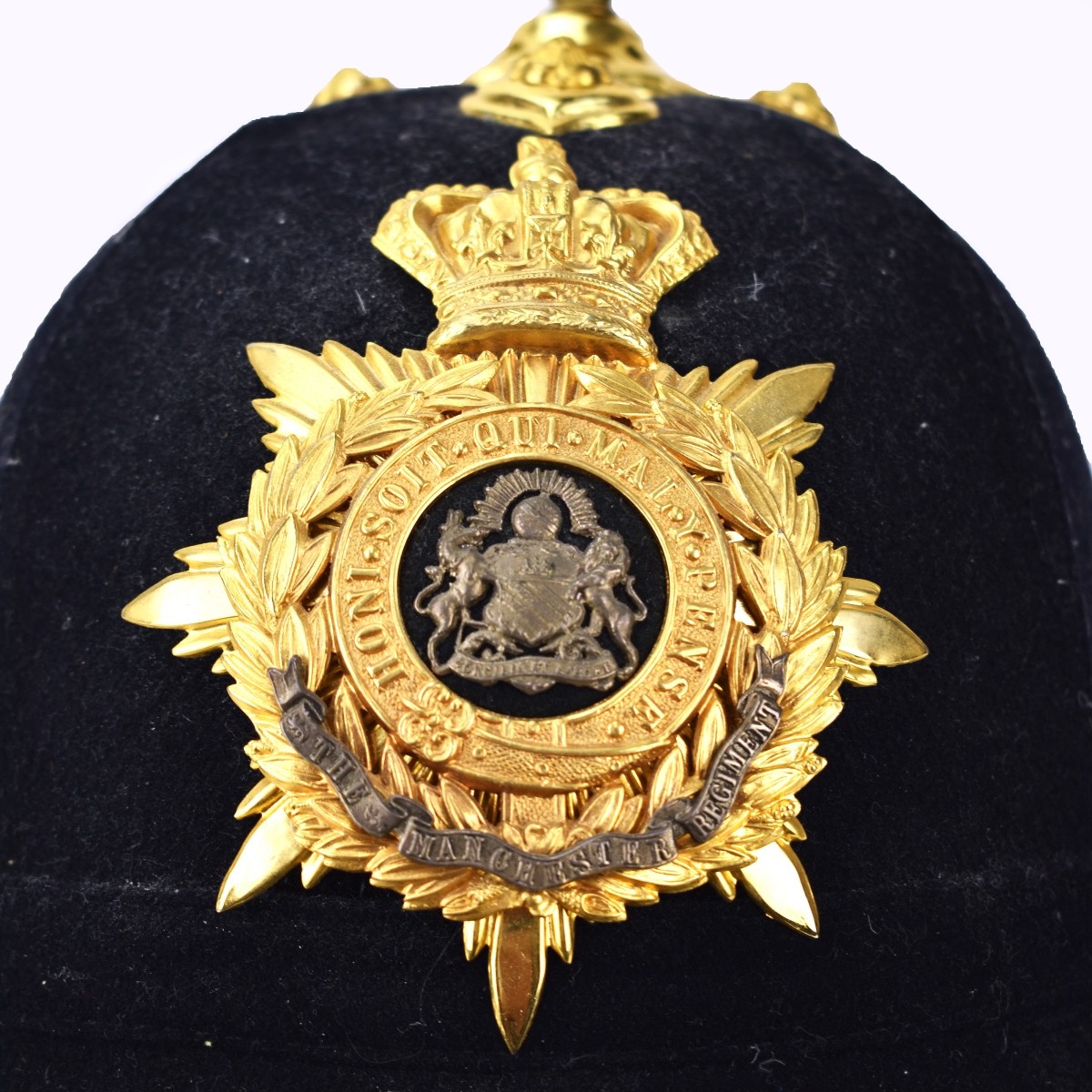 Grouping Of Two (2) European Military Hats
