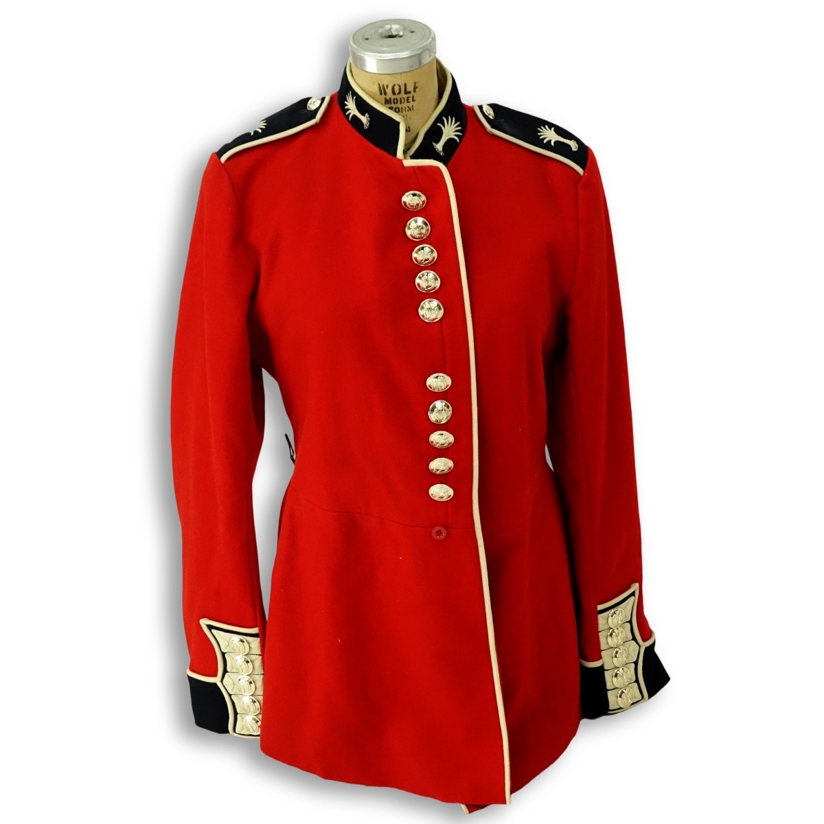 British Army Welsh Guards Red Wool Tunic Coat.