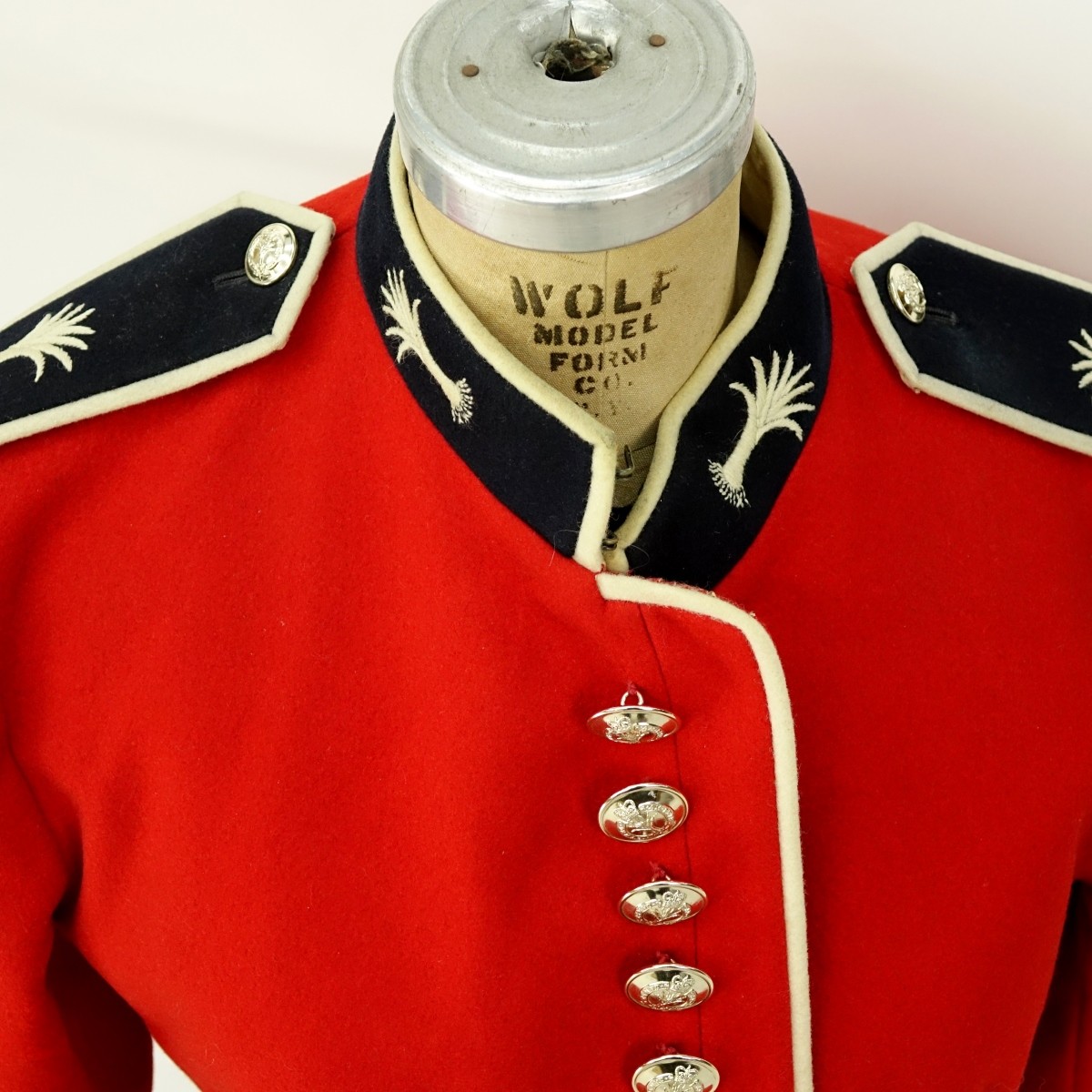 British Army Welsh Guards Red Wool Tunic Coat.