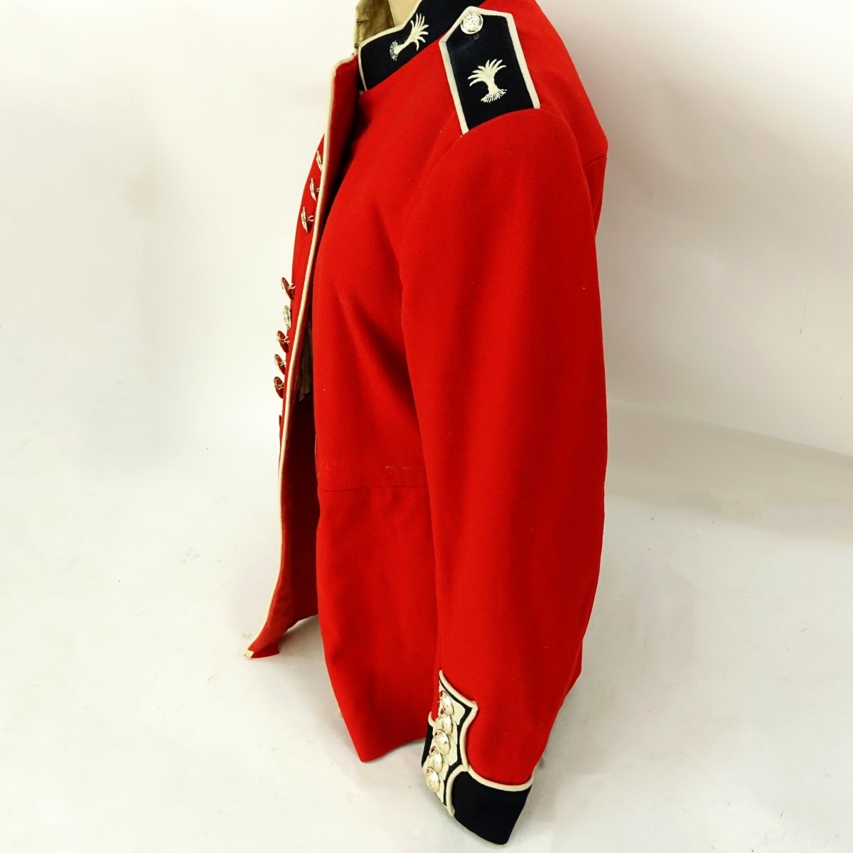 British Army Welsh Guards Red Wool Tunic Coat.