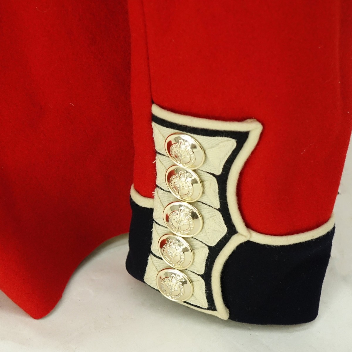 British Army Welsh Guards Red Wool Tunic Coat.