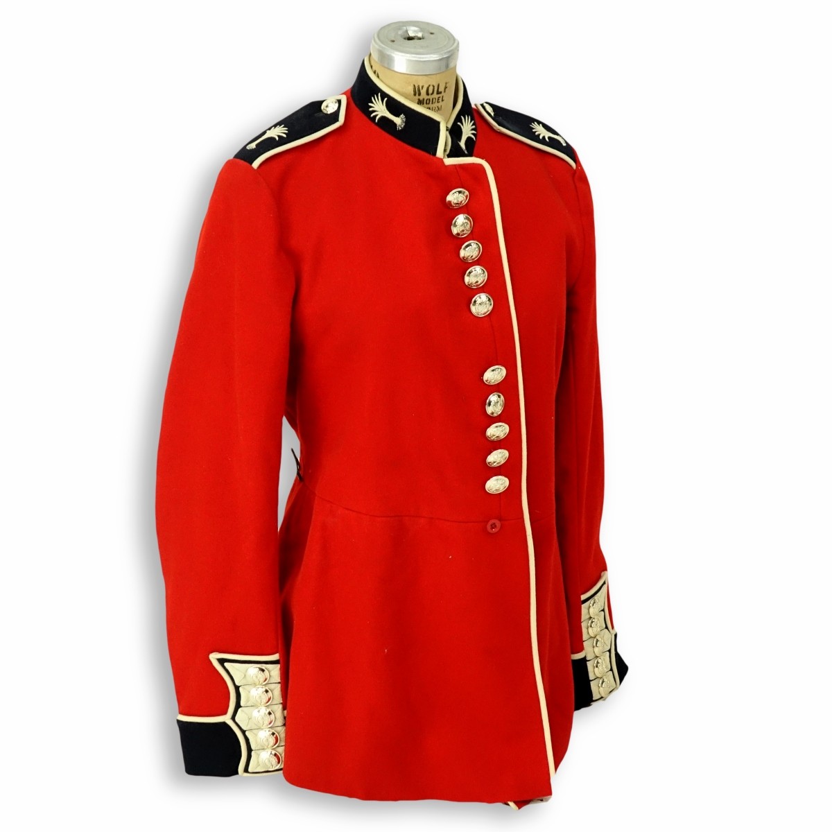 British Army Welsh Guards Red Wool Tunic Coat.