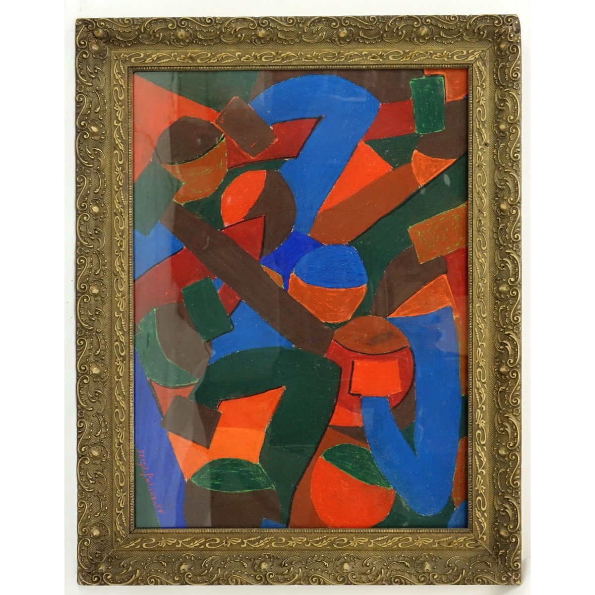 Attributed to: Serge Poliakoff Tempera on paper