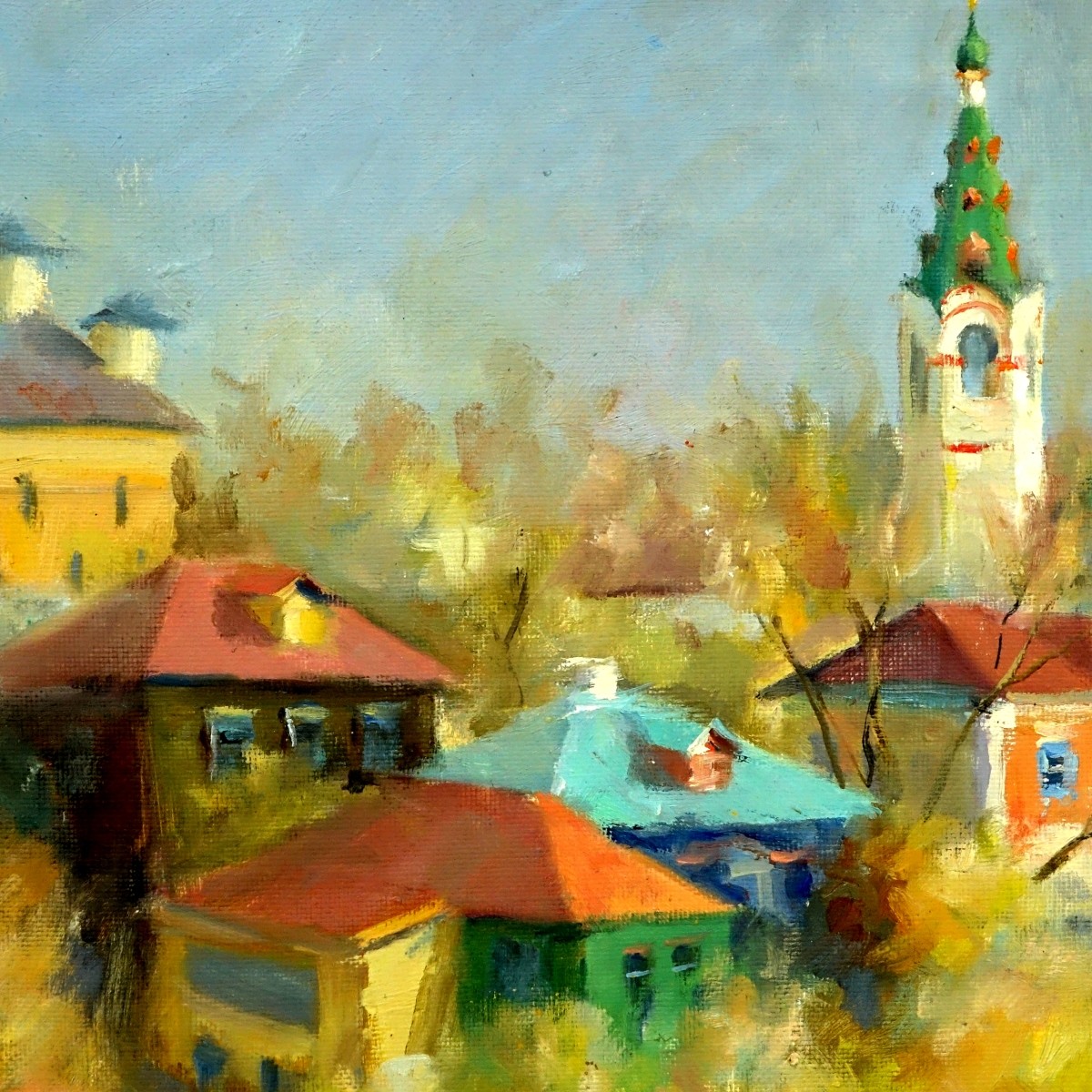 A.A. Pimenov, Russian (20th C.) Oil On Canvas