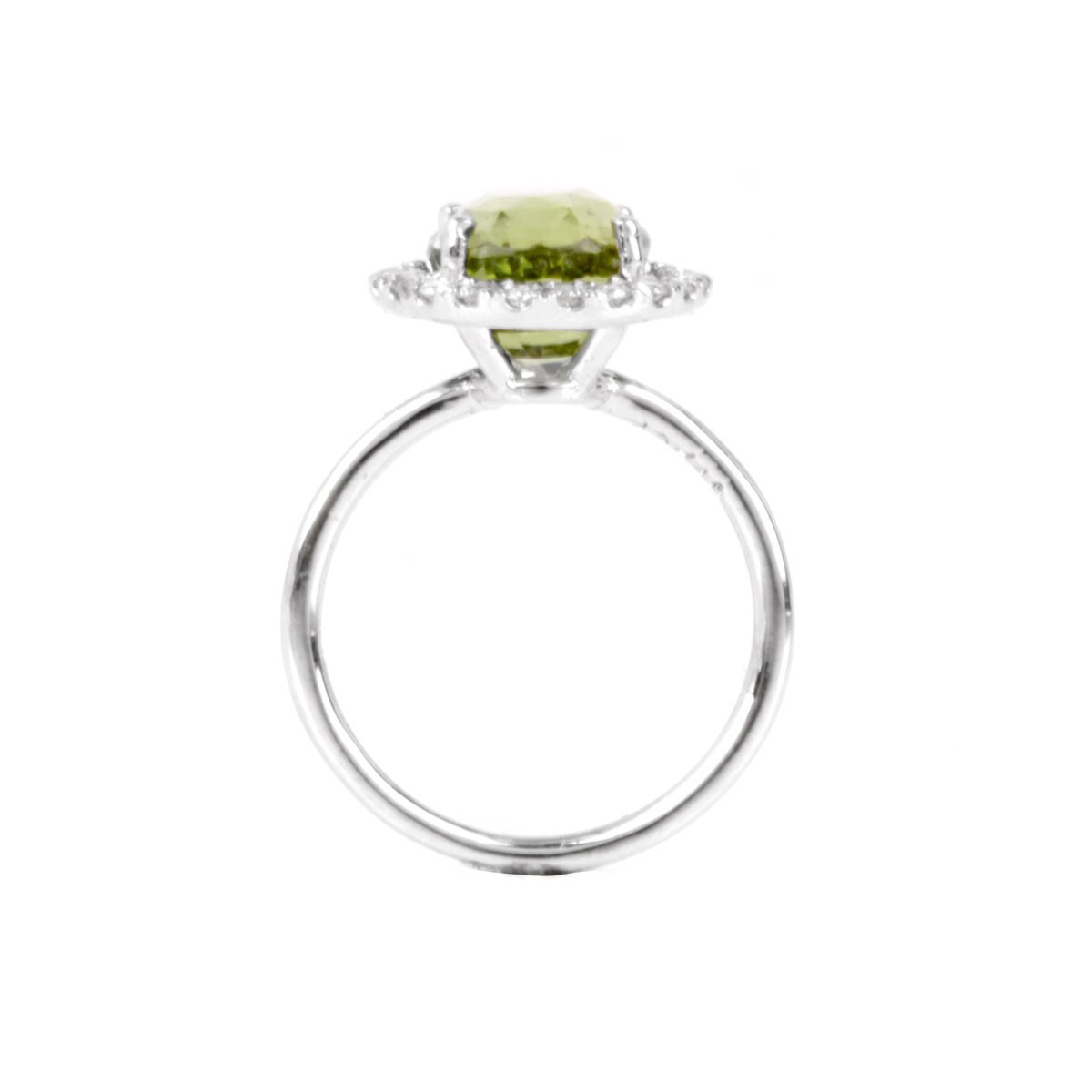 Rare 5.20 Carat Demantoid Garnet Ring