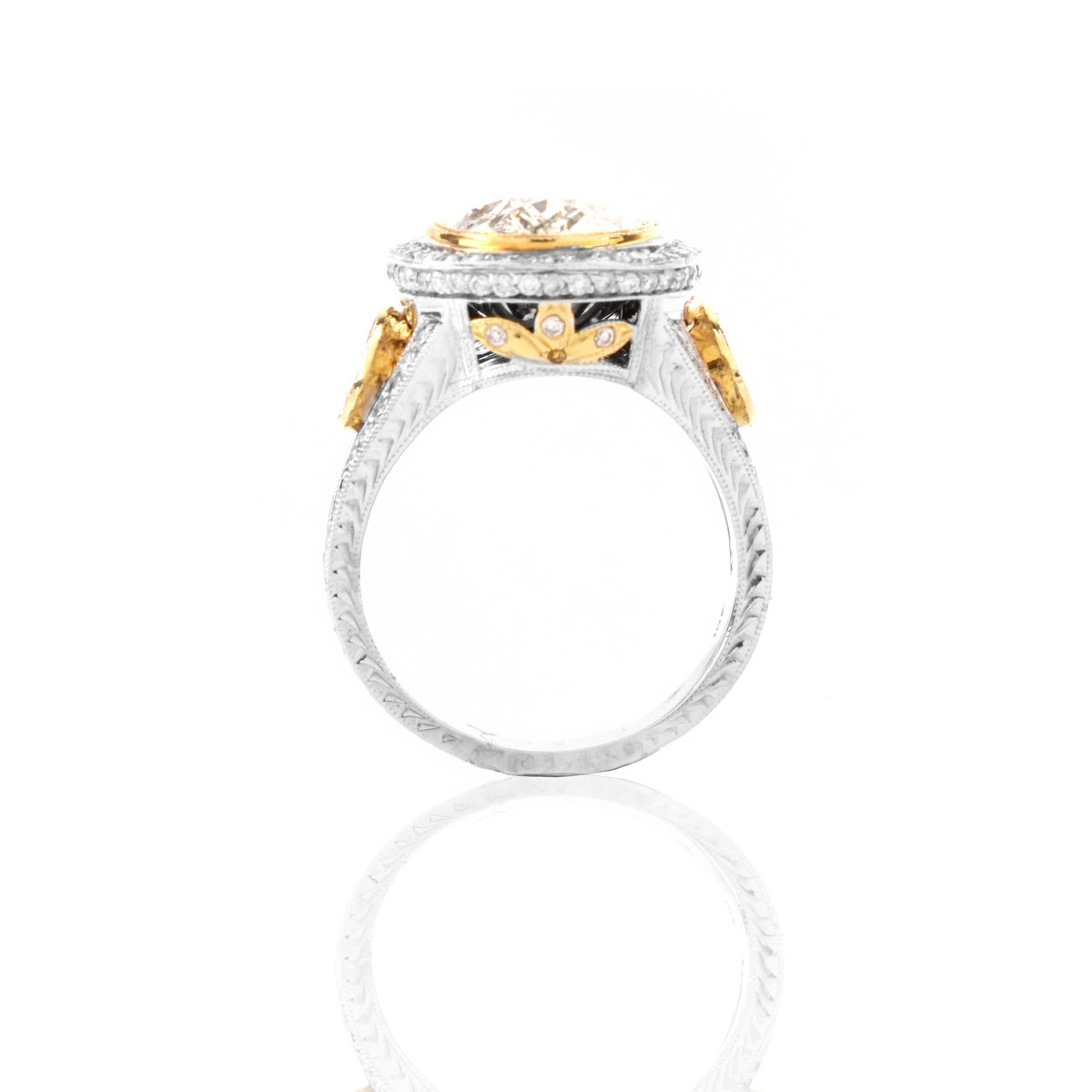 7.05 Carat Oval Cut Diamond Ring