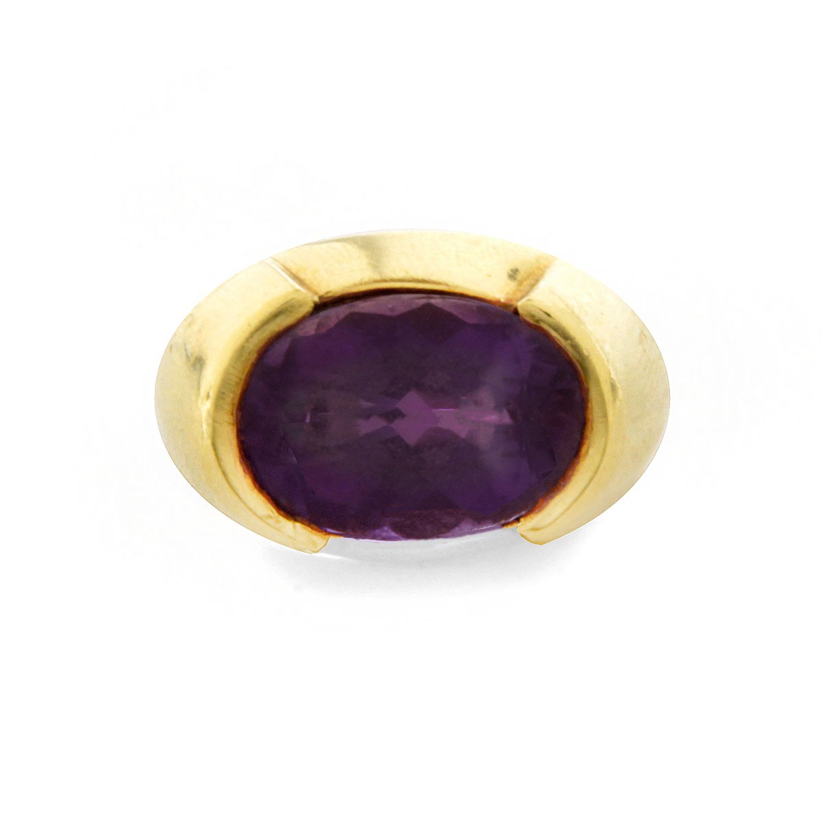 Vintage Amethyst and 18K Ring