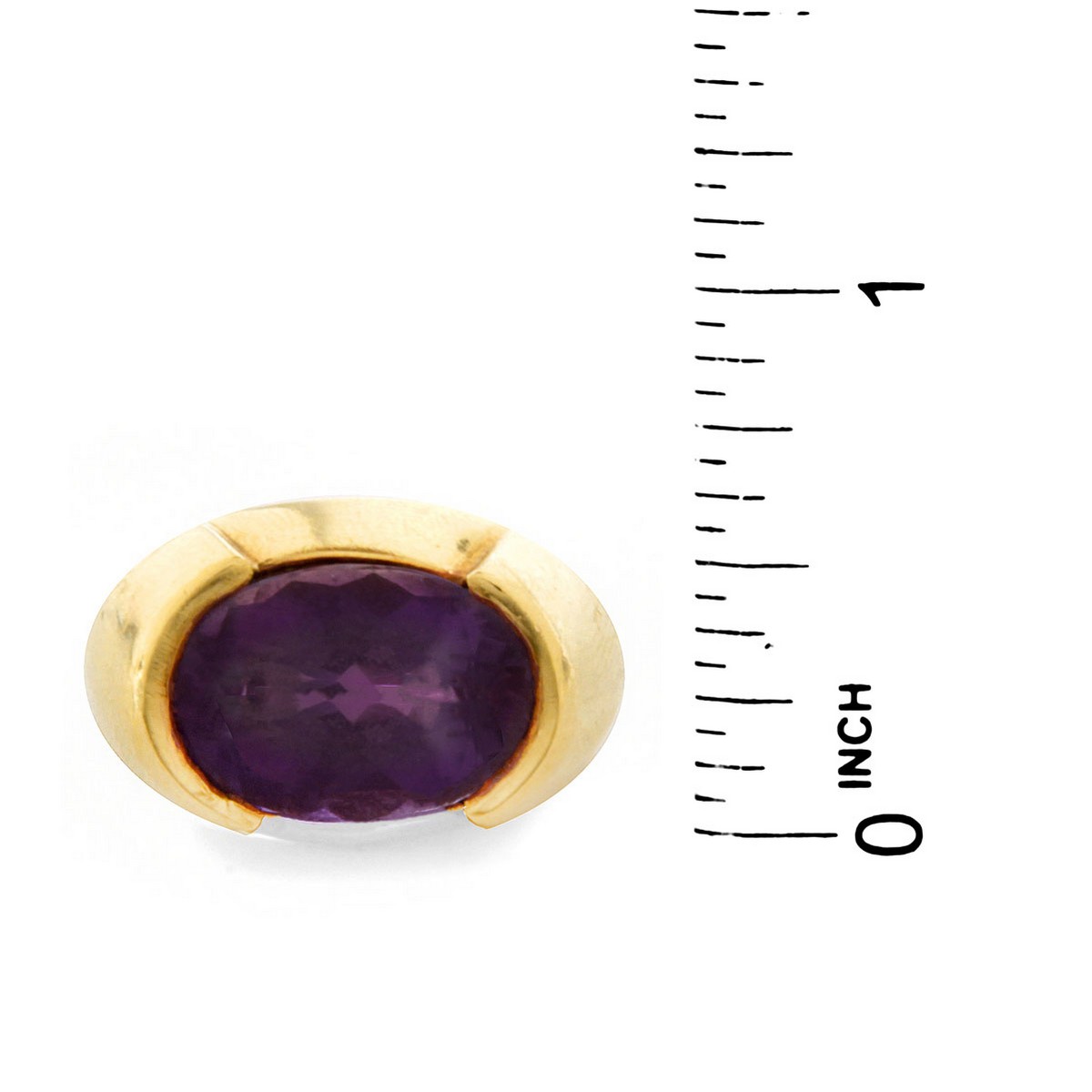 Vintage Amethyst and 18K Ring