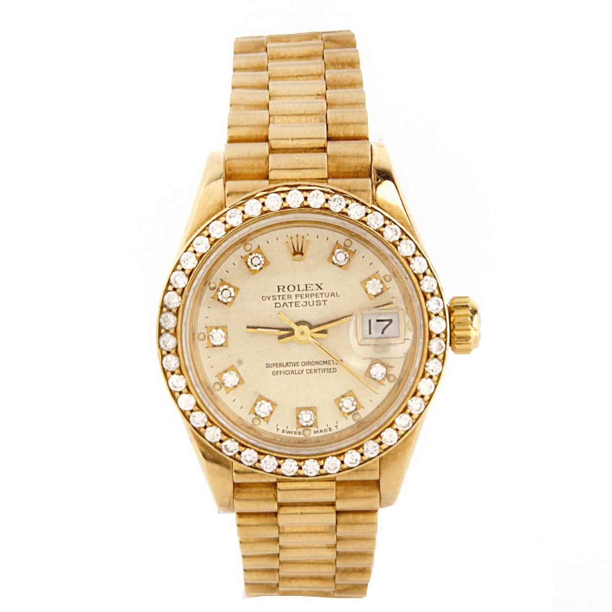 Lady's Rolex 18K Presidential Watch