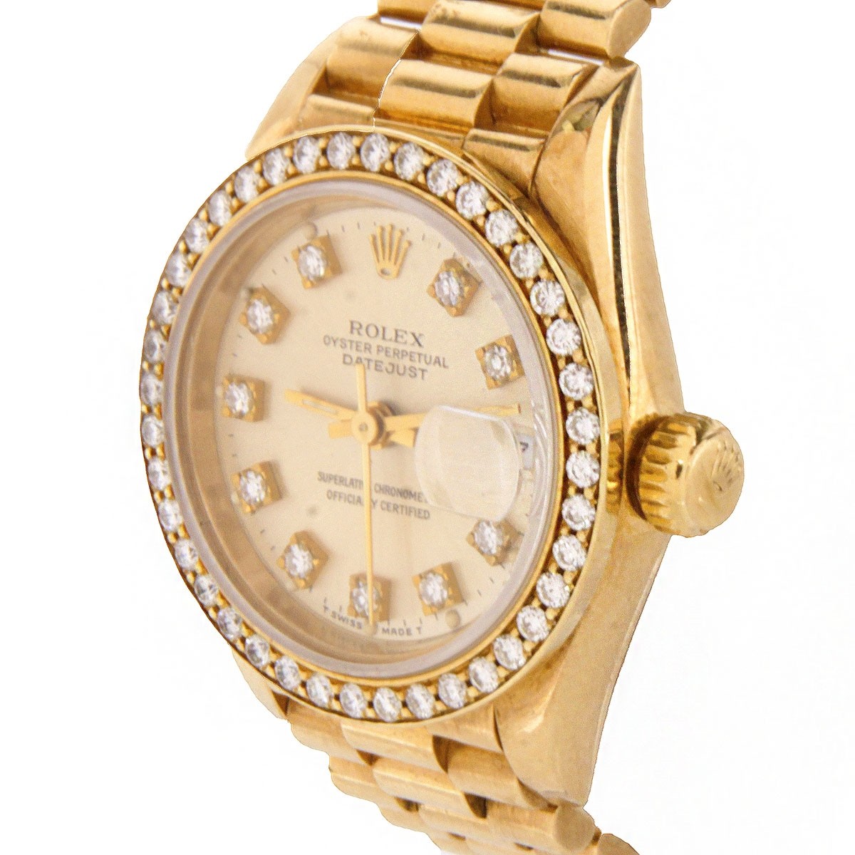 Lady's Rolex 18K Presidential Watch