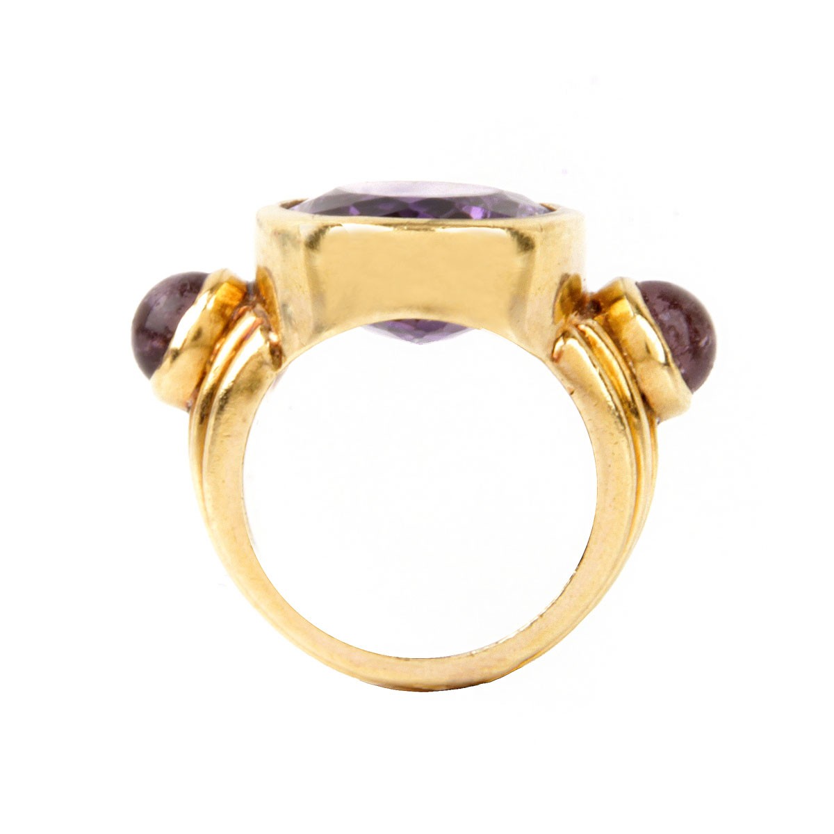 Vintage Amethyst and 18K Ring