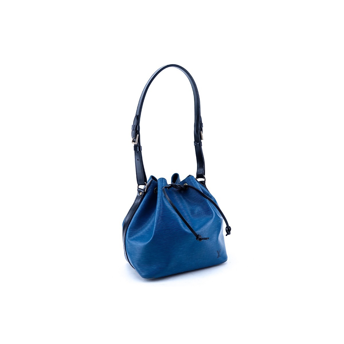 Louis Vuitton Blue/Black Epi Leather Noe Bicolor