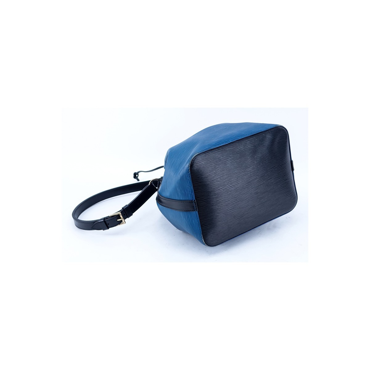 Louis Vuitton Blue/Black Epi Leather Noe Bicolor